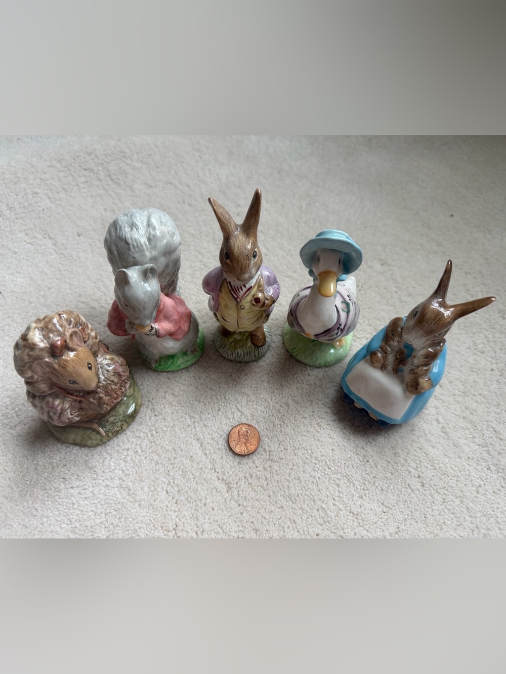 Vintage Beatrix Potter Ceramic Figurines
